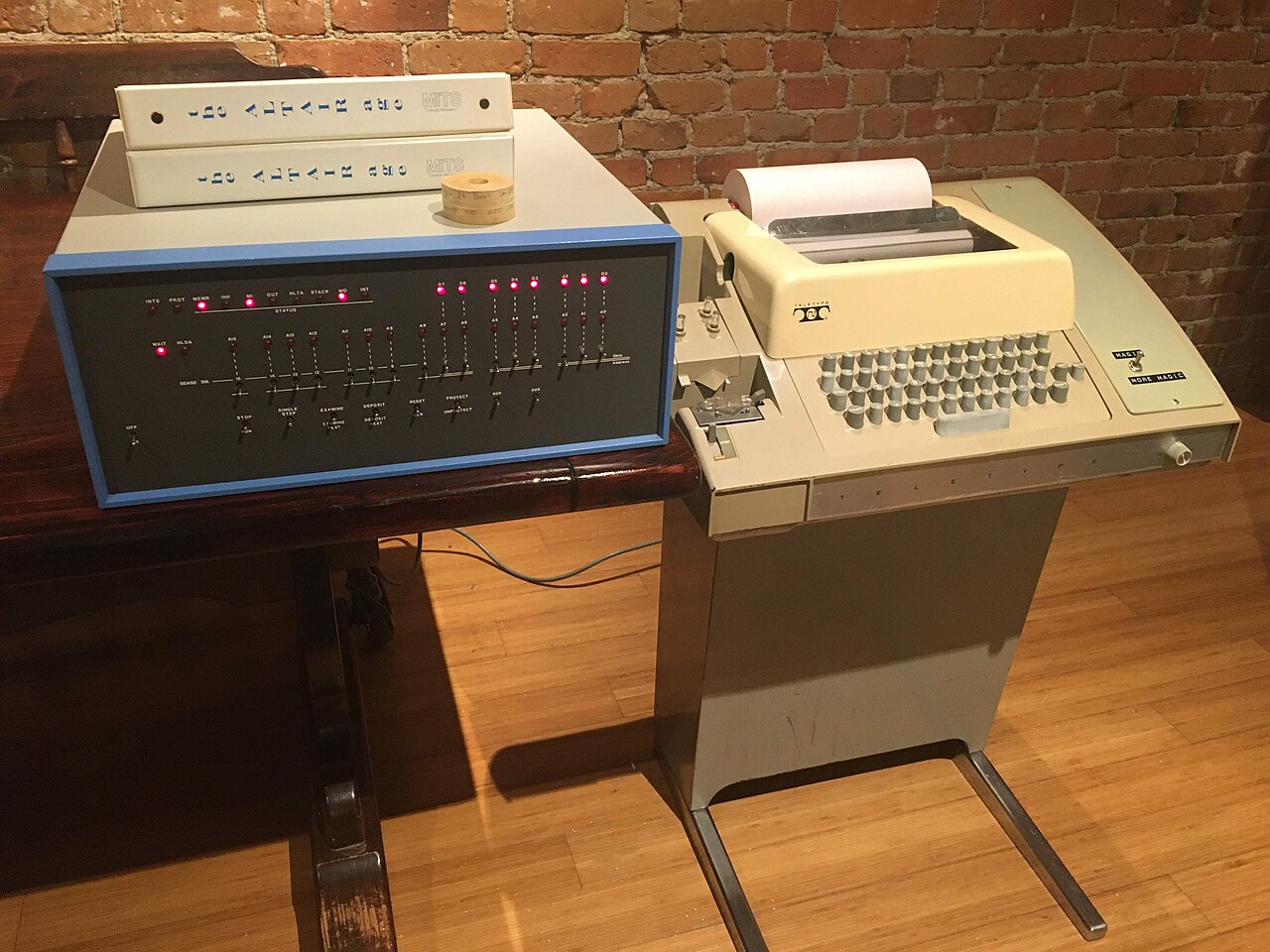 Altair 8800 and Teletype ASR33