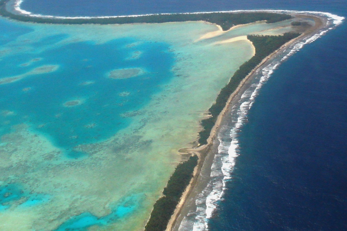 Funafuti Tuvalu Aerial