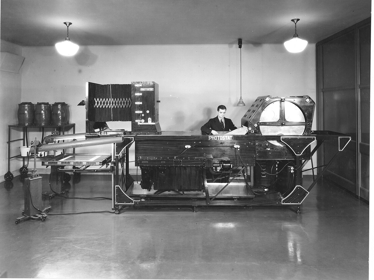 Photostat Machine National Archives